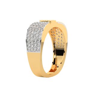 Luke Round Diamond Ring For Men